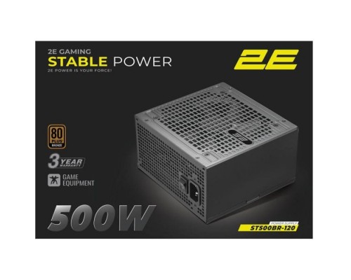 Блок живлення 2E 500W Stable Power ATX3.1 (2E-ST500BR-120)