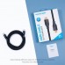Кабель мультимедійний HDMI M to HDMI M 1.5m 8K60Hz cotton braided black Vention (AAUBG)