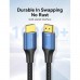 Кабель мультимедійний HDMI M to HDMI M 1.5m 8K60Hz cotton braided blue Vention (ALGLG)