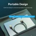 Кабель мультимедійний HDMI M to HDMI M 1.5m 8K60Hz ultra thin cotton braided green Vention (ALOGG)