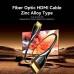 Кабель мультимедійний HDMI M to HDMI M 25.0m 4K60Hz fiber optic black Vention (ALSBS)