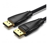Кабель мультимедійний DisplayPort M to DisplayPort M 3.0m 8K60Hz black Vention (HCCBI)