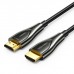 Кабель мультимедійний HDMI M to HDMI M 40.0m 4K60Hz fiber optic zinc alloy black Vention (ALSBV)