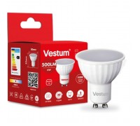 Лампочка Vestum MR16 6W 4100K 220V GU10 (1-VS-1506)