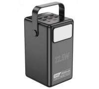 Батарея універсальна HOCO 100000mAh Endure 22.5W PD, QC, LED Lamp, Black (DB03 / 714721)