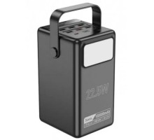 Батарея універсальна HOCO 100000mAh Endure 22.5W PD, QC, LED Lamp, Black (DB03 / 714721)