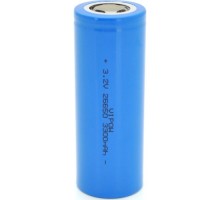 Акумулятор 26650 3300mAh, LiFePO4, FlatTop, 3.2V, Blue Vipow (IFR26650-3300mAhFT / 31075)