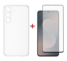 Чохол до мобільного телефона Dengos Samsung Galaxy S25 FE TPU+glass Transparent (DG-KM-172)