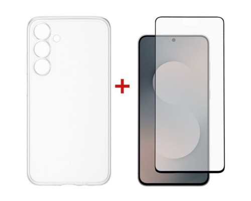 Чохол до мобільного телефона Dengos Samsung Galaxy S25 FE TPU+glass Transparent (DG-KM-172)