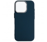 Чохол до мобільного телефона Armorstandart LikeCarbon2 MagCase Apple iPhone 16 Pro Kevlar Dark Blue (ARM88594)