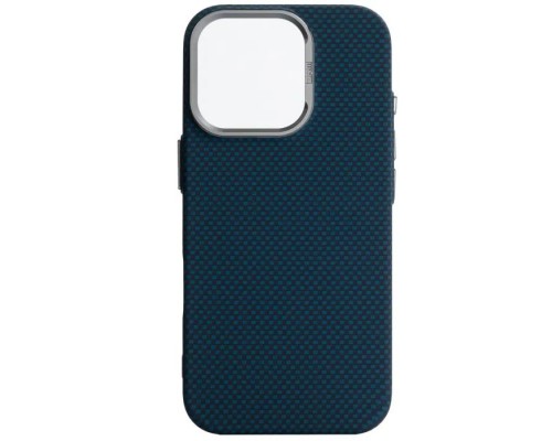 Чохол до мобільного телефона Armorstandart LikeCarbon2 MagCase Apple iPhone 16 Pro Kevlar Dark Blue (ARM88594)