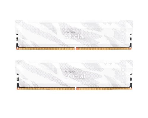 Модуль пам'яті для комп'ютера DDR5 32GB (2x16GB) 6400 MHz Pro Overclocking White Micron (CP2K16G64C32U5W)
