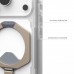 Чохол до мобільного телефона UAG Plasma XTE MagSafe iPhone 17 Pro Clear/Titanium (114527114G36)