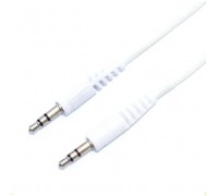 Кабель мультимедійний 3.5mm M to 3.5mm M 1.0m white XQISIT (4029948026954)