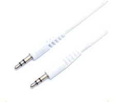 Кабель мультимедійний 3.5mm M to 3.5mm M 1.0m white XQISIT (4029948026954)