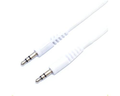 Кабель мультимедійний 3.5mm M to 3.5mm M 1.0m white XQISIT (4029948026954)