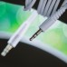 Кабель мультимедійний 3.5mm M to 3.5mm M 1.0m white XQISIT (4029948026954)