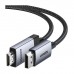 Кабель мультимедійний DisplayPort M to HDMI M 3.0m V1.2 4K60Hz 2K144Hz 1080P240Hz black Ugreen (25491)