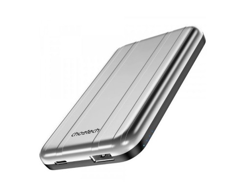 Батарея універсальна Choetech Magnetic Wireless 5000mAh 10W, USB-A,USB-C In/Out (B655 / 6932112104779)