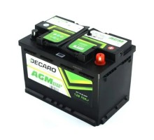 Акумулятор автомобільний DECARO 70Ah-12v AGM Start-Stop (278х175х190), R, EN760 (6СТ-70 (0) AGM)
