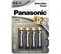 Батарейка Panasonic AA Everyday Power * 6 (LR6REE/6B2F)