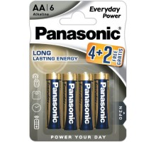 Батарейка Panasonic AA Everyday Power * 6 (LR6REE/6B2F)
