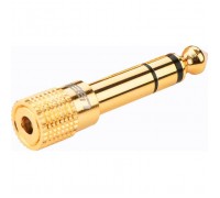 Перехідник 6.5mm M to 3.5mm F gold Ugreen (20503)