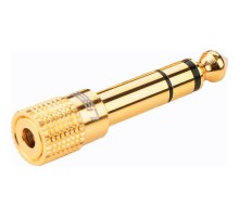 Перехідник 6.5mm M to 3.5mm F gold Ugreen (20503)