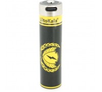 Акумулятор 18650 4000mah (3800-4000mah), 3.7V(2.75-4.2V), Type-C, 70.5*18.5mm Liitokala (USB-King4000)