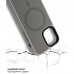Чохол до мобільного телефона BeCover FIBRA ArcLine MagSafe Apple iPhone 17 Gray (715374)