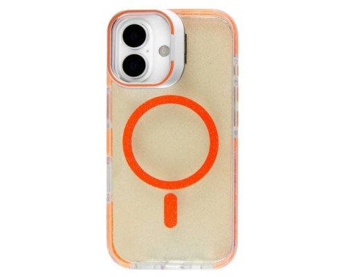 Чохол до мобільного телефона BeCover FIBRA Star Shine MagSafe Apple iPhone 17 Orange (715415)
