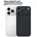 Чохол до мобільного телефона BeCover FIBRA Carbonite MagSafe Apple iPhone 17 Pro Black (715409)