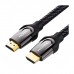 Кабель мультимедійний HDMI M to HDMI M 3.0m V2.0 4K60Hz braided zinc alloy black Vention (VAA-B05-B300)