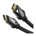Кабель мультимедійний HDMI M to HDMI M 3.0m V2.0 4K60Hz braided zinc alloy black Vention (VAA-B05-B300)