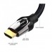 Кабель мультимедійний HDMI M to HDMI M 3.0m V2.0 4K60Hz braided zinc alloy black Vention (VAA-B05-B300)