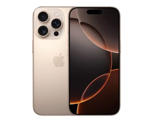 Мобільний телефон Apple iPhone 16 Pro 256Gb eSim Desert Titanium (Grade B) USED (iP16Pr2eDeT_B)