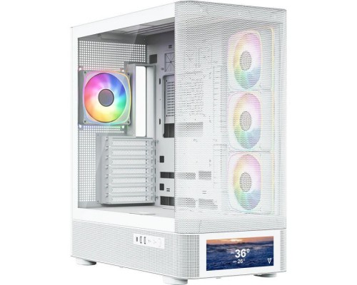 Корпус для ПК Modecom VOLCANO AQ500 ARGB LCD 6,2 (MC-A-AQ500-4FA-W)