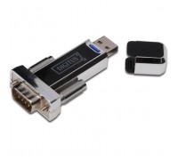 Кабель для передачі даних Digitus USB to COM M RS232 black (DA-70155-1)