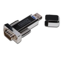 Кабель для передачі даних Digitus USB to COM M RS232 black (DA-70155-1)