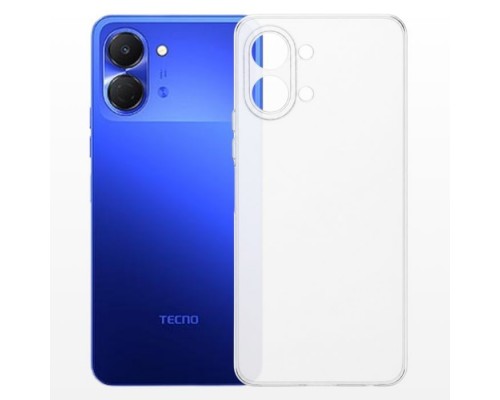 Чохол до мобільного телефона BeCover Silicone Tecno Spark Go 3 (KN3) Transparent (715692)