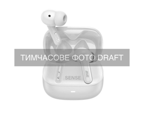 Навушники 2E Sense White (2E-EBTWS6WT)