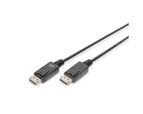 Кабель мультимедійний DisplayPort M to DisplayPort M 3.0m V1.1a Full HD 1920x1200 60Hz black Digitus (AK-340103-030-S)