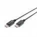 Кабель мультимедійний DisplayPort M to DisplayPort M 3.0m V1.1a Full HD 1920x1200 60Hz black Digitus (AK-340103-030-S)