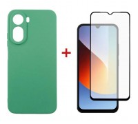 Чохол до мобільного телефона Dengos Soft Cover + Glass Xiaomi Redmi A7 Pro Mint (DG-KM-203)