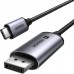 Кабель мультимедійний USB-C to DisplayPort M 3.0m 8K CM556 black Ugreen (25839)