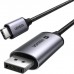 Кабель мультимедійний USB-C to DisplayPort M 3.0m 8K CM556 black Ugreen (25839)