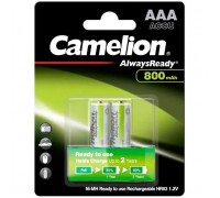 Акумулятор Camelion AА 800mAh Ni-MH Always Ready HR6 BP2 (NH-AA800ARBP2)