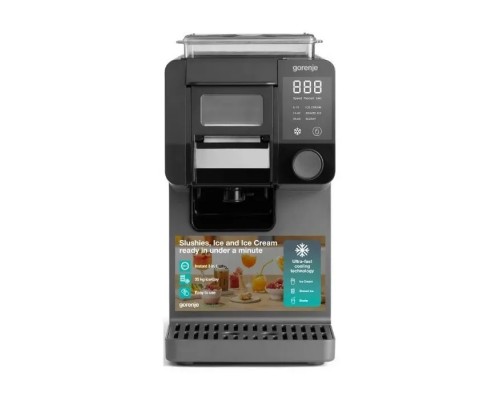 Морозивниця Gorenje 3 в 1, 210Вт, чаша-1л, 35 кг - 24 год., слаші, лід, морозиво, елек (GIICM)