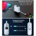 Батарея універсальна Choetech 10000mAh, 35W, PD/3.0, LED Display, buid-in type-C cabel, Blue (B832-LBE)