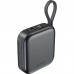 Батарея універсальна Choetech Magnetic Wireless 10000mAh, 22.5W, PD, build USB-C, Apple Watch charger (B697C-BKGY)